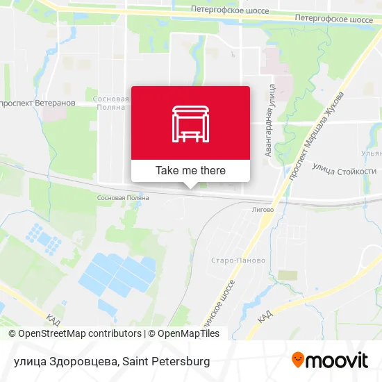 улица Здоровцева map