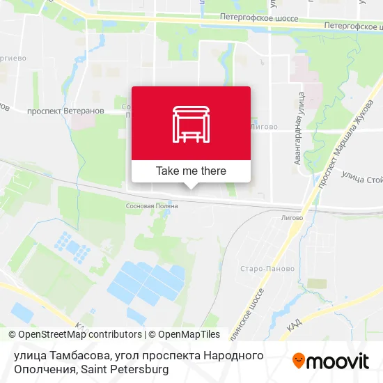 улица Тамбасова, угол проспекта Народного Ополчения map