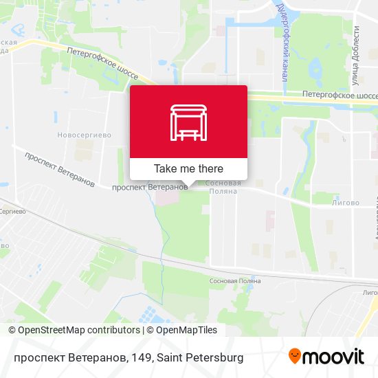 проспект Ветеранов, 149 map