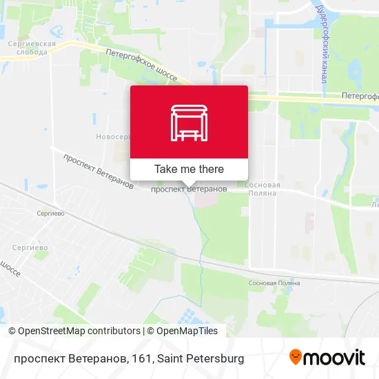 проспект Ветеранов, 161 map