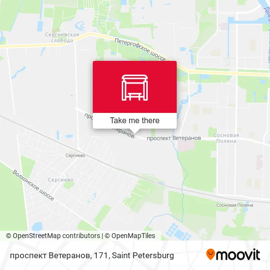 проспект Ветеранов, 171 map