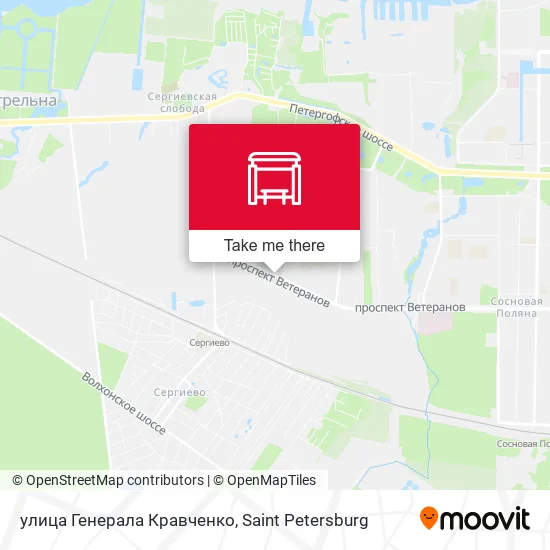 улица Генерала Кравченко map