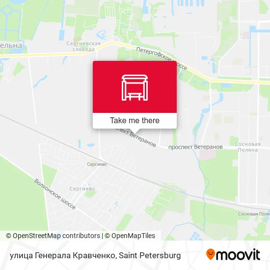 улица Генерала Кравченко map