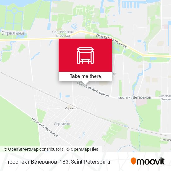 проспект Ветеранов, 183 map
