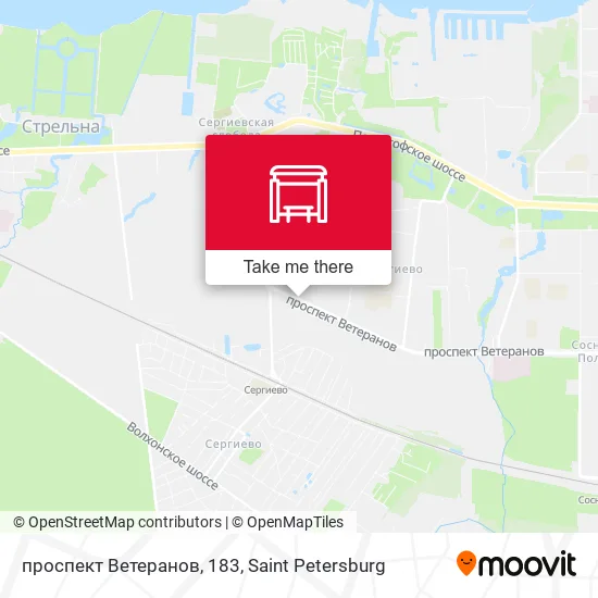 проспект Ветеранов, 183 map