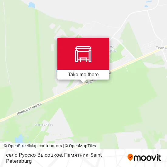 село Русско-Высоцкое, Памятник map