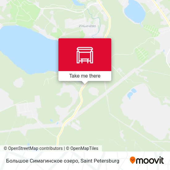 Большое Симагинское озеро map