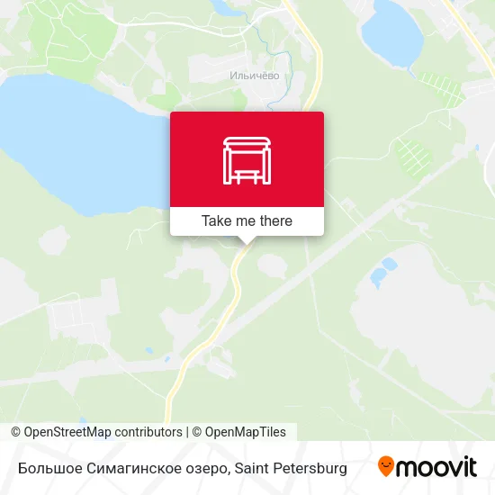 Большое Симагинское озеро map