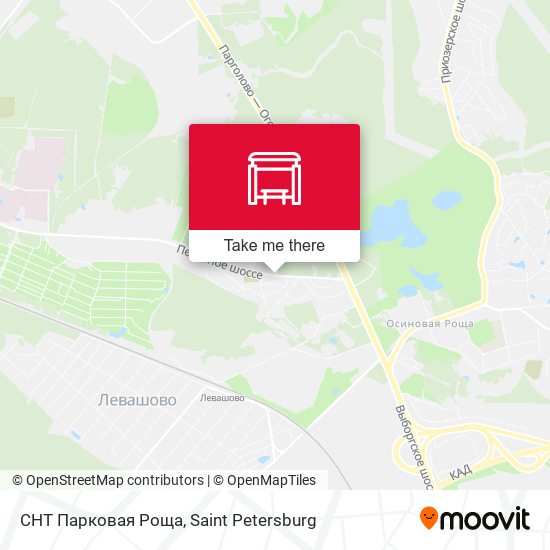 СНТ Парковая Роща map