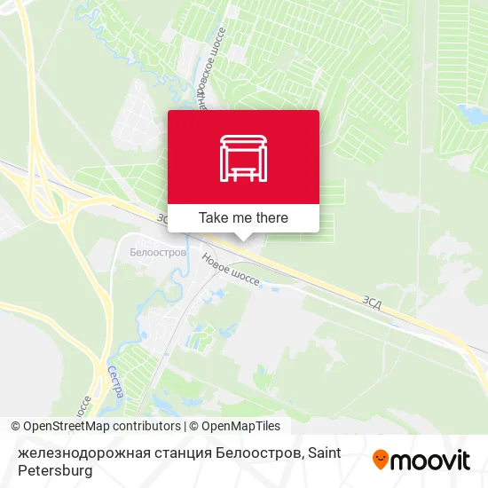 железнодорожная станция Белоостров map