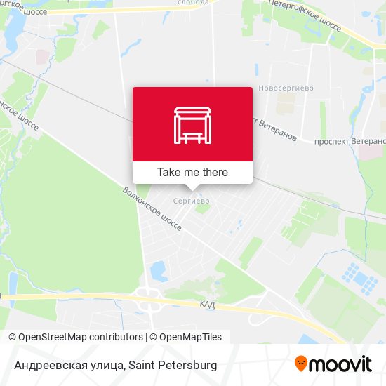 Андреевская улица map