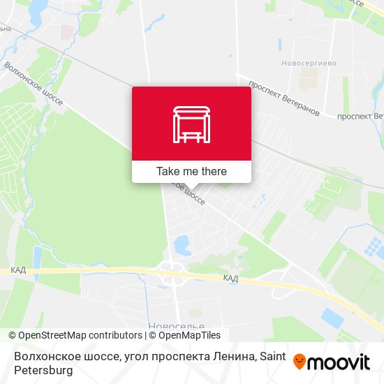 Волхонское шоссе, угол проспекта Ленина map