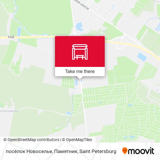 посёлок Новоселье, Памятник map