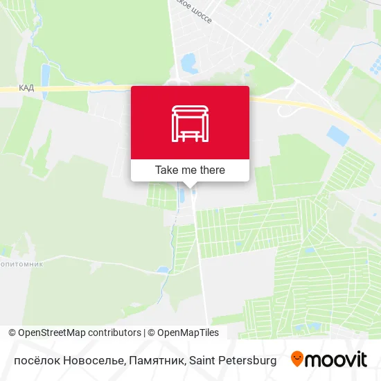 посёлок Новоселье, Памятник map