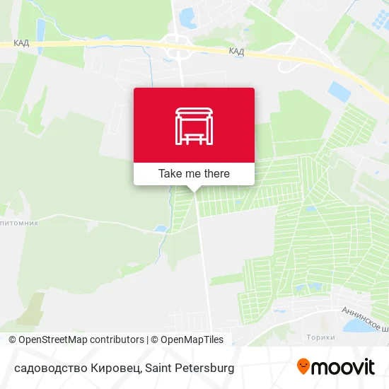 садоводство Кировец map
