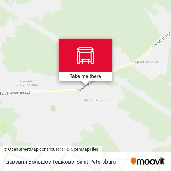 деревня Большое Тешково map