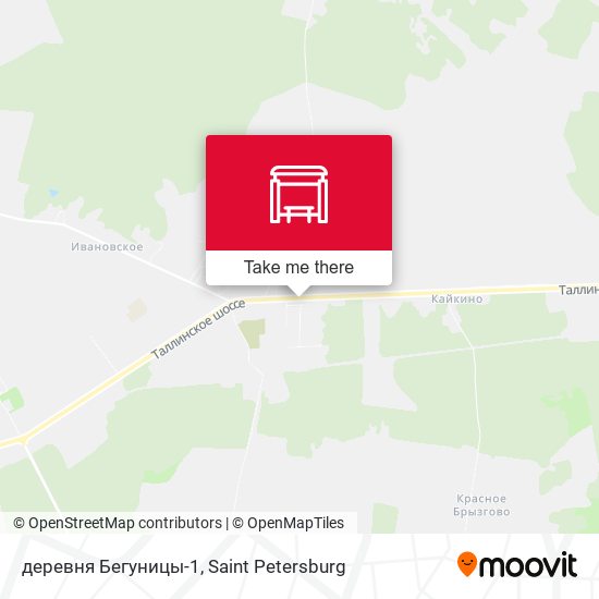 деревня Бегуницы-1 map