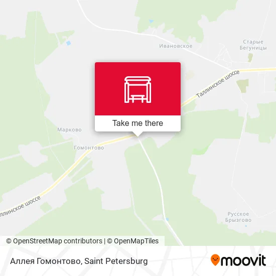 Аллея Гомонтово map