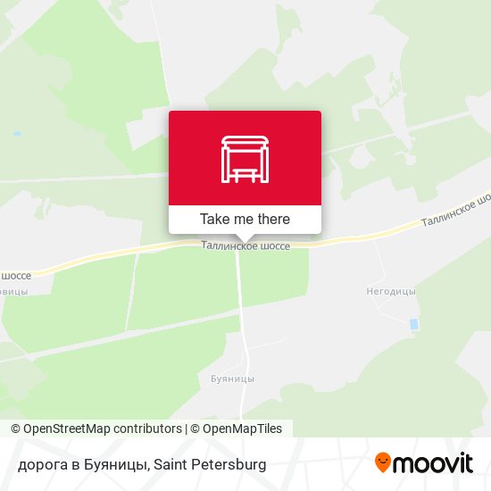 дорога в Буяницы map