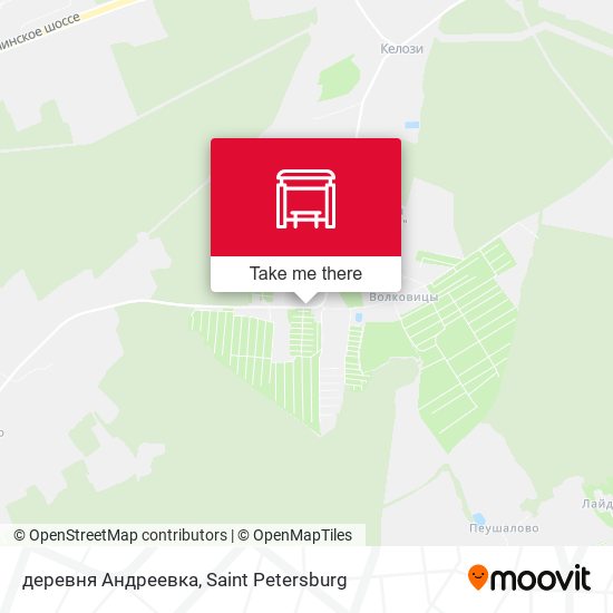 деревня Андреевка map