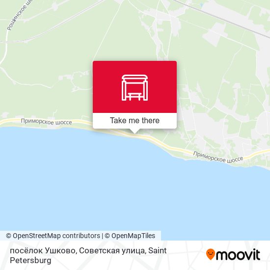 посёлок Ушково, Советская улица map