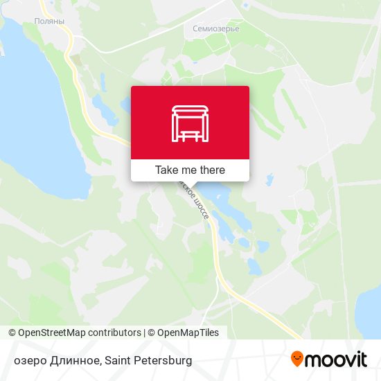 озеро  Длинное map