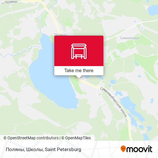 Поляны, Школы map
