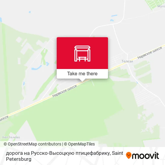 дорога на Русско-Высоцкую птицефабрику map