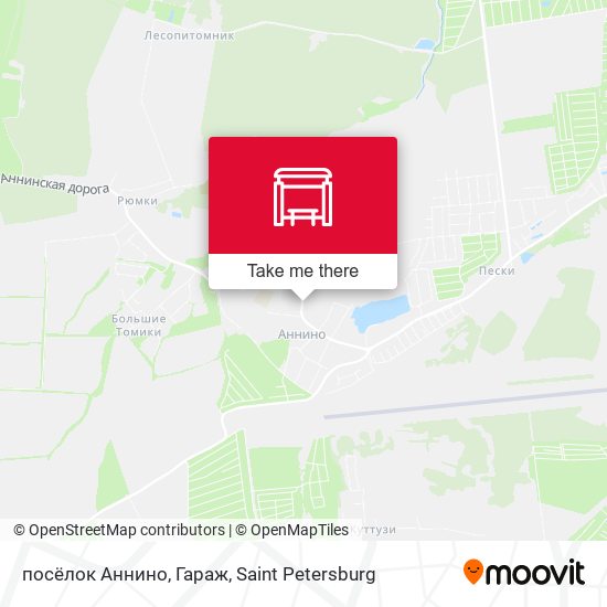 посёлок Аннино, Гараж map