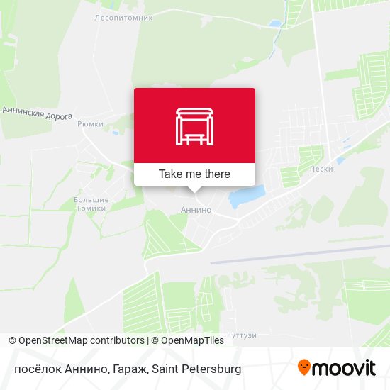 посёлок Аннино, Гараж map