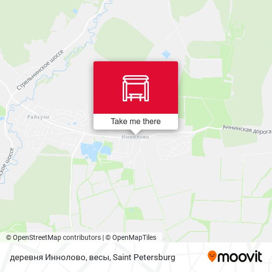 деревня Иннолово, весы map