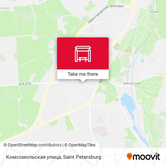 Комсомольская улица map