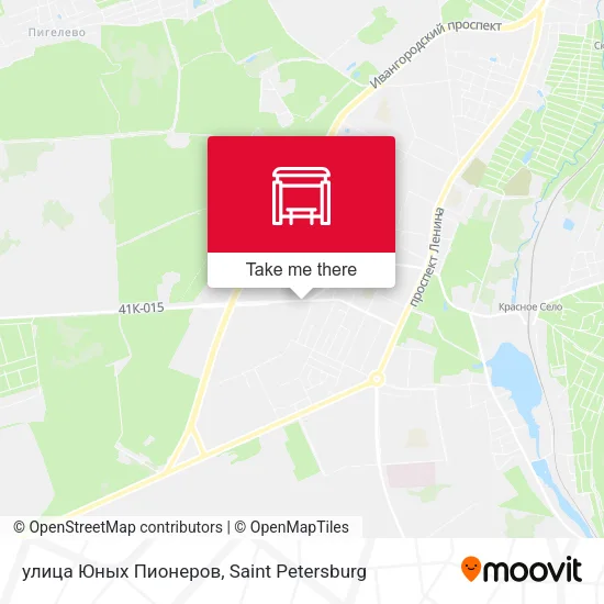 улица Юных Пионеров map