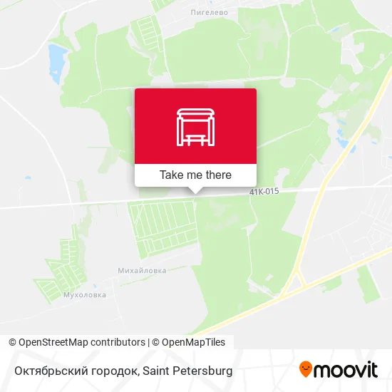 Октябрьский городок map