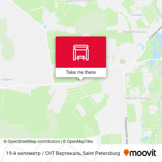 19-й километр / СНТ Вертикаль map