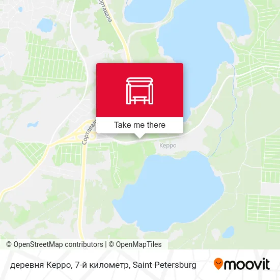 деревня Керро, 7-й километр map