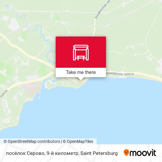 посёлок Серово, 9-й километр map
