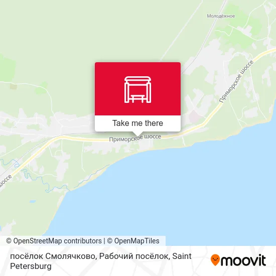 посёлок Смолячково, Рабочий посёлок map