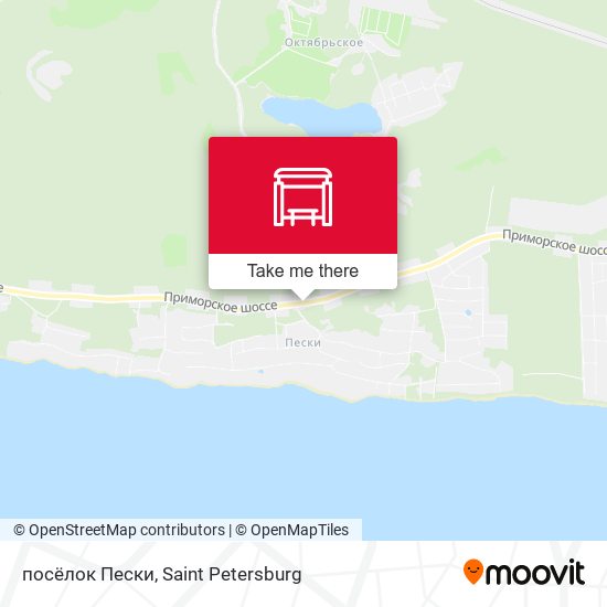посёлок Пески map