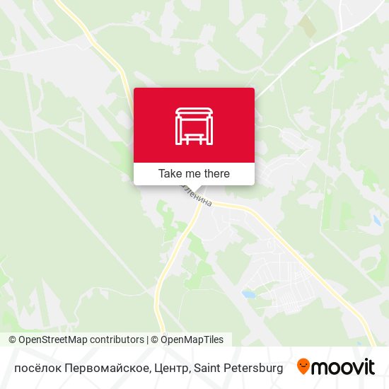 посёлок Первомайское, Центр map
