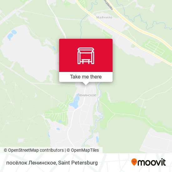 посёлок Ленинское map