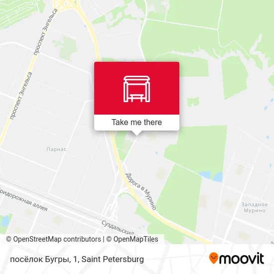 посёлок Бугры, 1 map