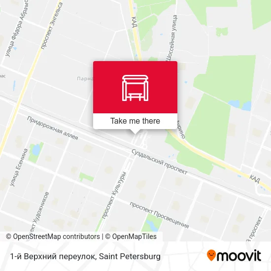 1-й Верхний переулок map
