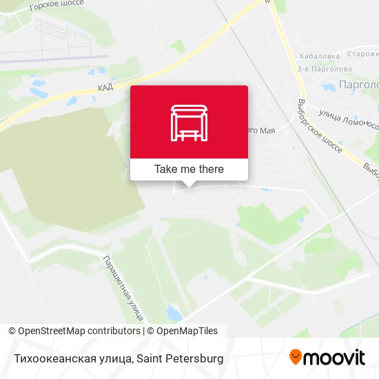 Тихоокеанская улица map