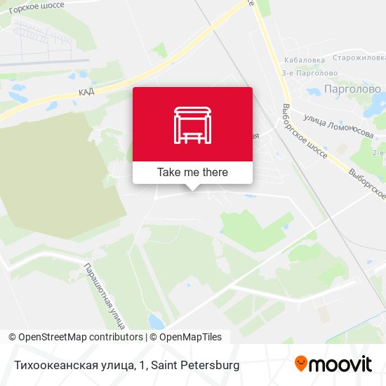 Тихоокеанская улица, 1 map