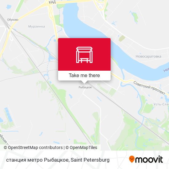 станция метро Рыбацкое map