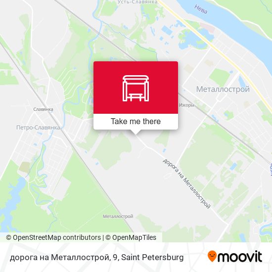 дорога на Металлострой, 9 map