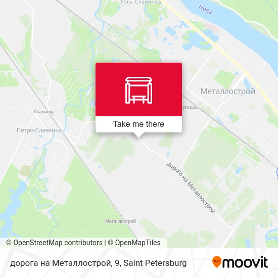 дорога на Металлострой, 9 map