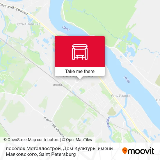 посёлок Металлострой, Дом Культуры имени Маяковского map