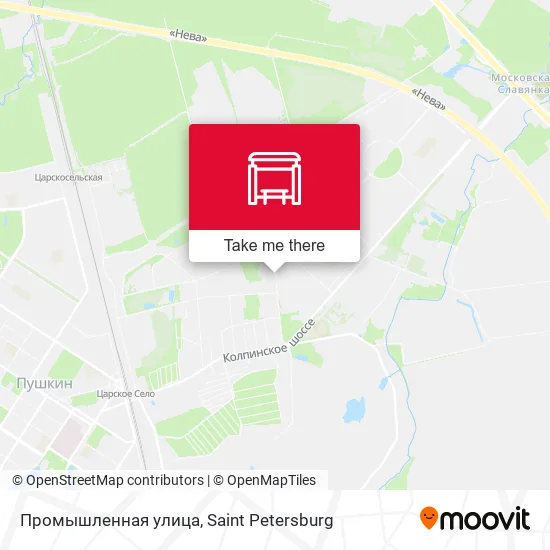 Промышленная улица map